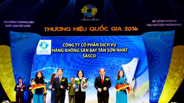 SASCO đạt Thương hiệu Quốc gia 2016